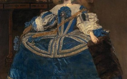 Portret Infantki Marguerite w błękicie, olej, ok. 1659