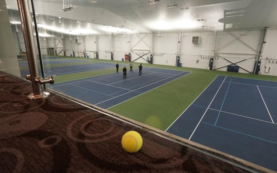 Szpital zakaźny na kortach US Open