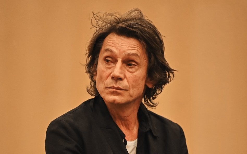 Krzysztof Warlikowski podczas spotkania po spektaklu „Elizabeth Costello” na Festiwalu Sztuk Przyjem