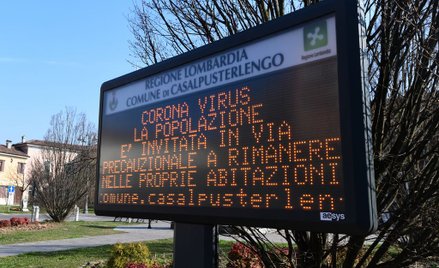 Koronawirus uderza w strefę euro. Ostre spadki na giełdach