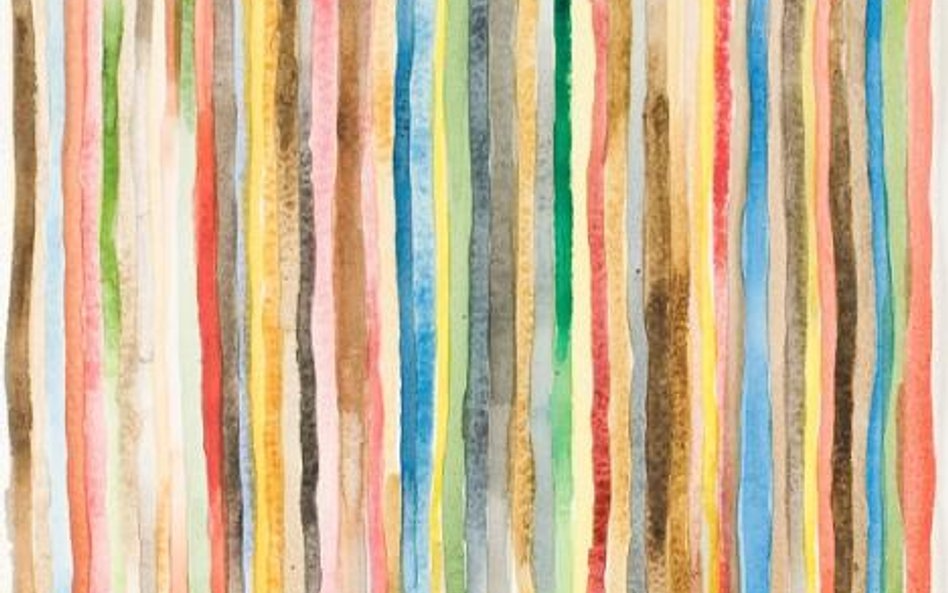 Stefan Gierowski (ur.1925) Kompozycja, 1982 akwarela, papier; 50,5 x 36 cm sygn. na odwrocie: Gierow