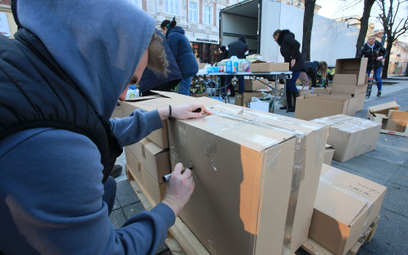 Do tej pory miasto Kraków wysłało już na Ukrainę kilkaset ton darów