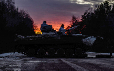 Ukraińscy żołnierze przeszli 200-km trasę w ramach szkolenia bojowego. 12 lutego