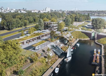 Taki ma wyglądać bosmanat w Porcie Czerniakowskim według zwycięskiej koncepcji pracowni architektoni