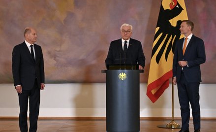 Olaf Scholz, Frank-Walter Steinmeier, Christian Lindner