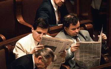 W Sejmie I kadencji siedzieliśmy obok siebie w pierwszym rzędzie – pożyczaliśmy sobie gazety, koment