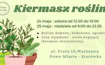 To drugi już charytatywny kiermasz roślin u oo. Dominikanów
