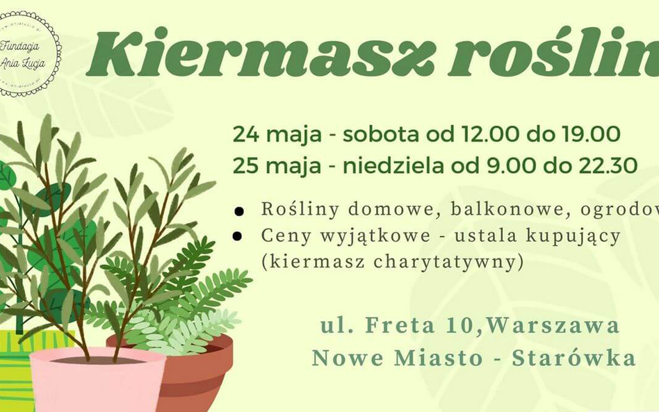 To drugi już charytatywny kiermasz roślin u oo. Dominikanów