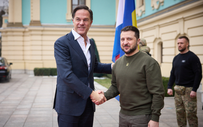 Premier Holandii odwiedził Ukrainę. Konkretnych obietnic w sprawie dostaw broni nie było