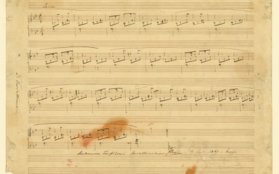 Rękopis Chopina kupiony w Berlinie