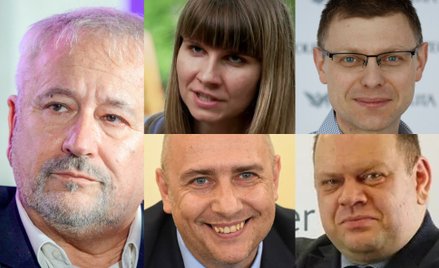 Od lewej: prof. Marek Konopczyński, Monika Horna-Cieślak, dr Konrad Ciesiołkiewicz, Paweł Kukiz-Szcz