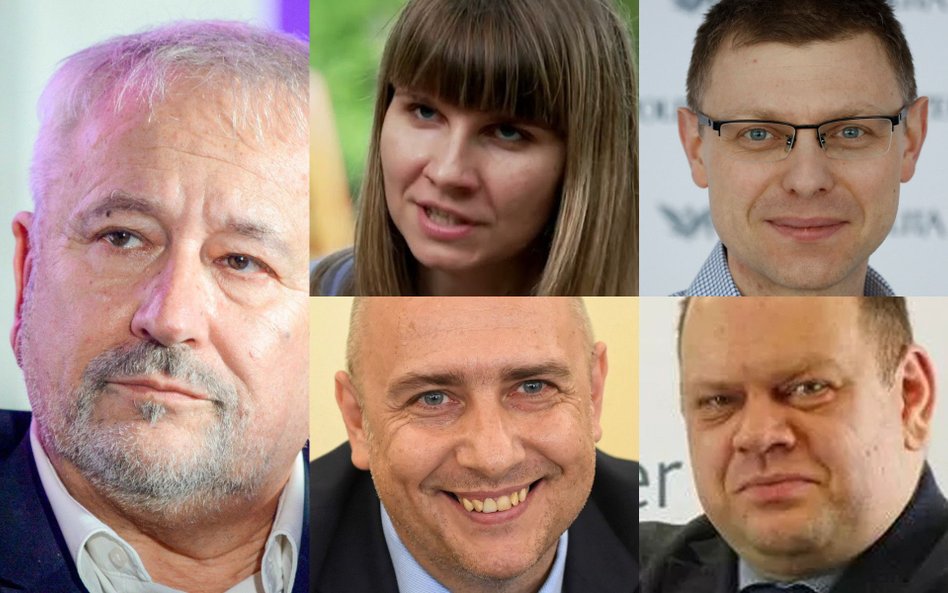 Od lewej: prof. Marek Konopczyński, Monika Horna-Cieślak, dr Konrad Ciesiołkiewicz, Paweł Kukiz-Szcz