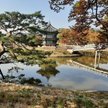 Pawilon na terenie Pałacu Gyeongbok, zamku królewskiego w Seulu