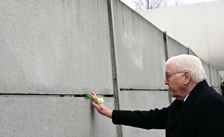 Frank-Walter Steinmeier podczas obchodów 35. rocznicy upadku muru berlińskiego