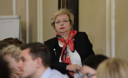 Pierwsza Prezes Sądu Najwyższego - prof. Małgorzata Gersdorf podczas posiedzenia komisji sprawiedliw