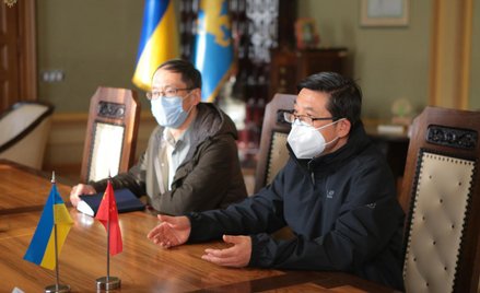 Spotkanie administracji obwodowej we Lwowie z ambasadorem Chin Fan Xianrongiem