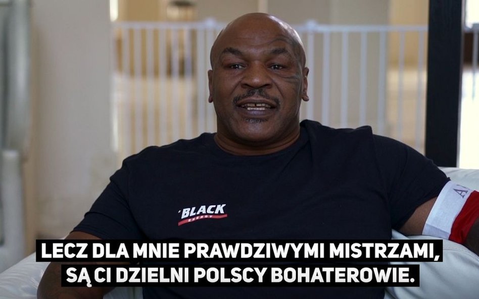 Rocznica powstania warszawskiego. Mike Tyson w kampanii