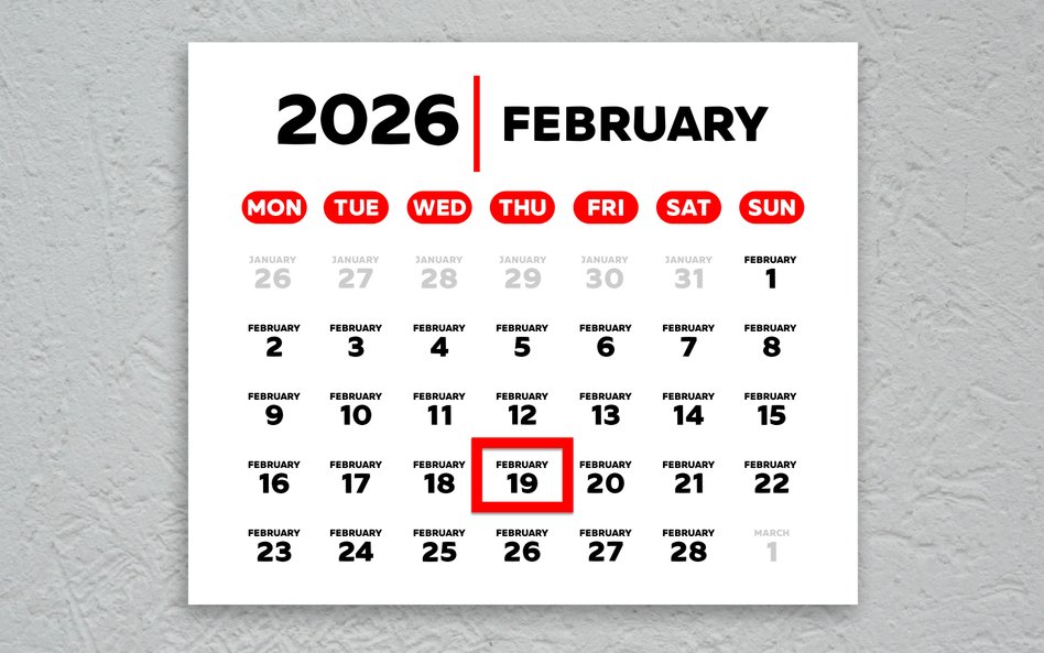 Wydarzy się dziś. Kalendarium wydarzeń na rynkach w dniu 19.02.2026