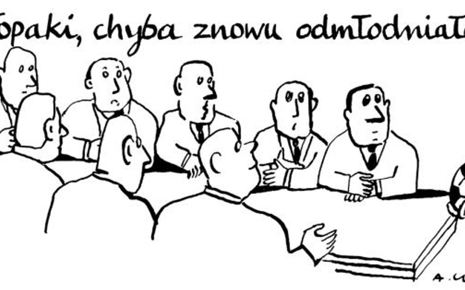 Komentarz rysunkowy. Znowu odmłodniał