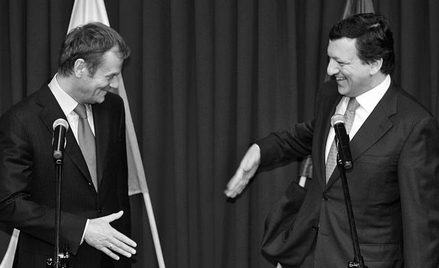 Premier Donald Tusk i José Manuel Dura~o Barroso, Warszawa, listopad 2007