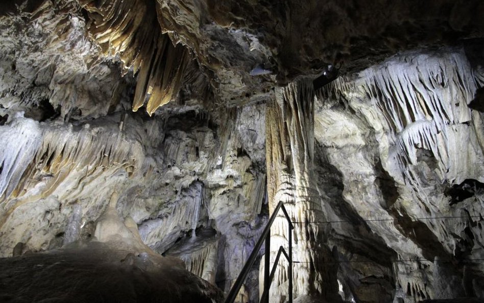 Jaskinie w Han-sur-Lesse w Belgii