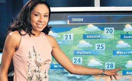 Prezenterzy pogody to prawdziwe gwiazdy telewizji. Na zdjęciu Omenaa Mensah z TVN