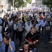 Manifestacja związkowców w Szczecinie