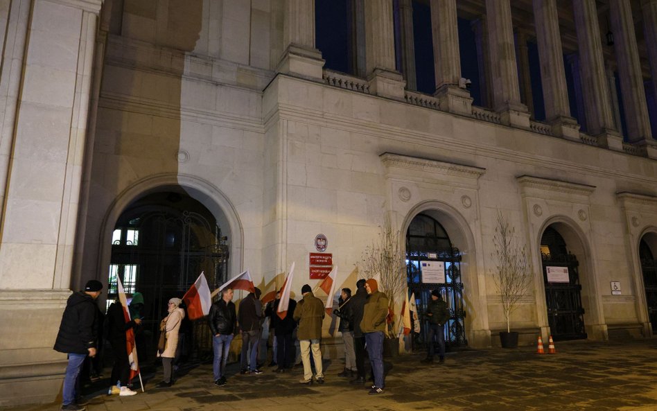 Protest okupacyjny w Ministerstwie Rolnictwa