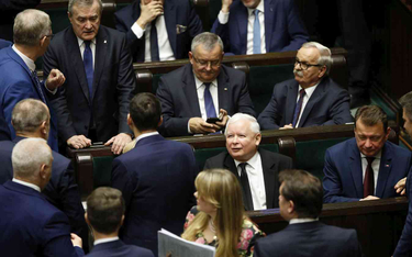 Jarosław Kaczyński w Sejmie