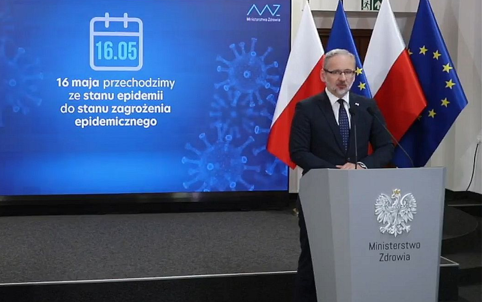 Niedzielski: Koniec stanu epidemii, przechodzimy do zagrożenia epidemicznego