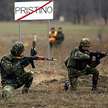 Żołnierze Polsko-Ukraińskiego Batalionu Sił Pokojowych podczas ćwiczeń w pobliżu Kijowa przygotowywa