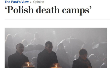 „Polskie obozy zagłady” tytułem w „The Washington Post”