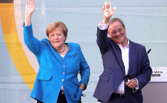 Angela Merkel i Armin Laschet