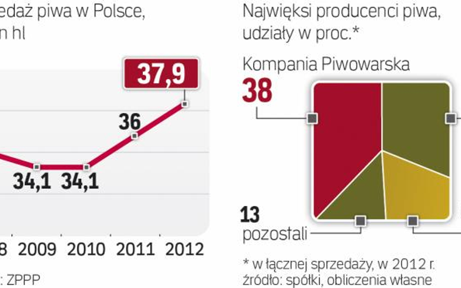 Polski rynek jest zdominowany przez duże firmy