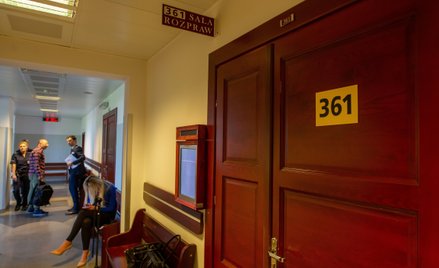 Korytarz w Sądzie Okręgowym w Gliwicach