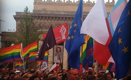 Solidarni z Białymstokiem - pikieta w Warszawie