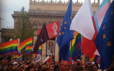 Solidarni z Białymstokiem - pikieta w Warszawie