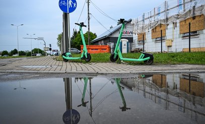Hulajnogi firmy Bolt w Rzeszowie,