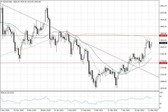 Notowania złota – dane dzienne