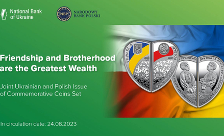 NBP i NBU wyemitują srebrne monety kolekcjonerskie „Przyjaźń i braterstwo to największe bogactwo”