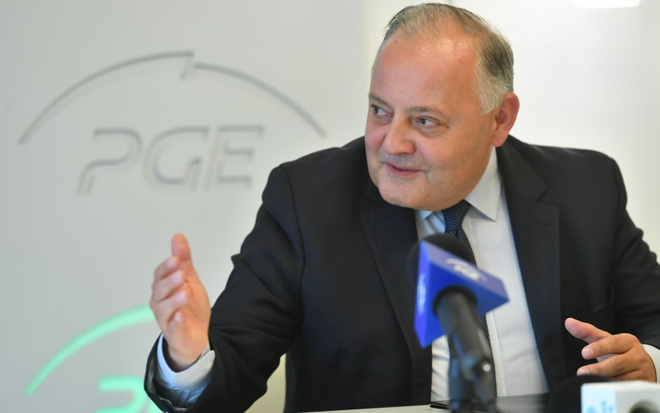 Wojciech Dąbrowski, prezes PGE