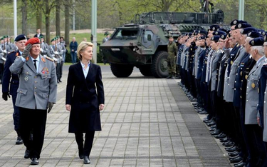 Minister Ursula von der Leyen zabiega o zwiększenie liczebności niemieckiej armii do 200 tys.