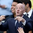 FIFA jest w głębokim kryzysie wizerunkowym - mówi Rafał Rostkowski. Na zdjęciu: szef FIFA Gianni Inf