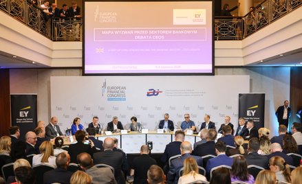 Makroekonomiczne wyzwania i technologiczne trendy zdominowały debatę prezesów największych banków w 
