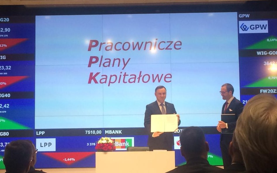 Prezydent podpisał ustawę o Pracowniczych Planach Kapitałowych