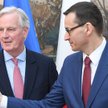 Unijny negocjator Michel Barnier i premier Mateusz Morawiecki