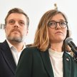 Adrian Zandberg i Magdalena Biejat, współprzewodniczący partii Razem