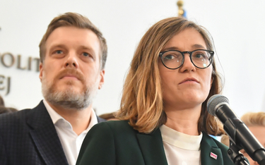 Adrian Zandberg i Magdalena Biejat, współprzewodniczący partii Razem