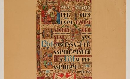 Iustracja z bibliofilskiego wydania Statutu kaliskiego w interpretacji Artura Szyka; FOT. PIOTR JACE