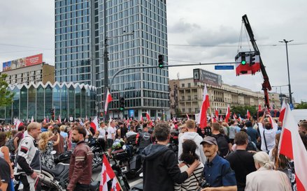 Jak co roku, najwięcej osób przyszło oddać hołd Powstańcom na rondo Dmowskiego